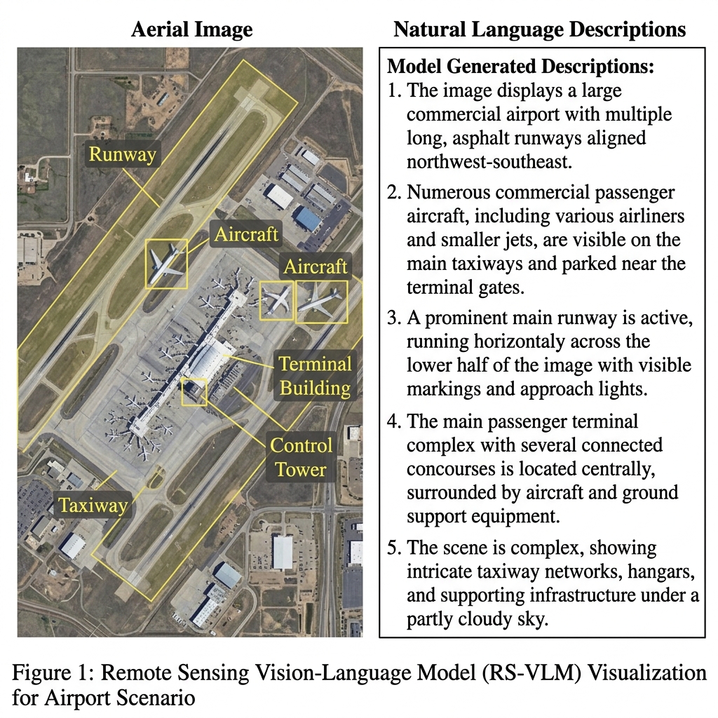 Multimodal vision-language labeling on airport
